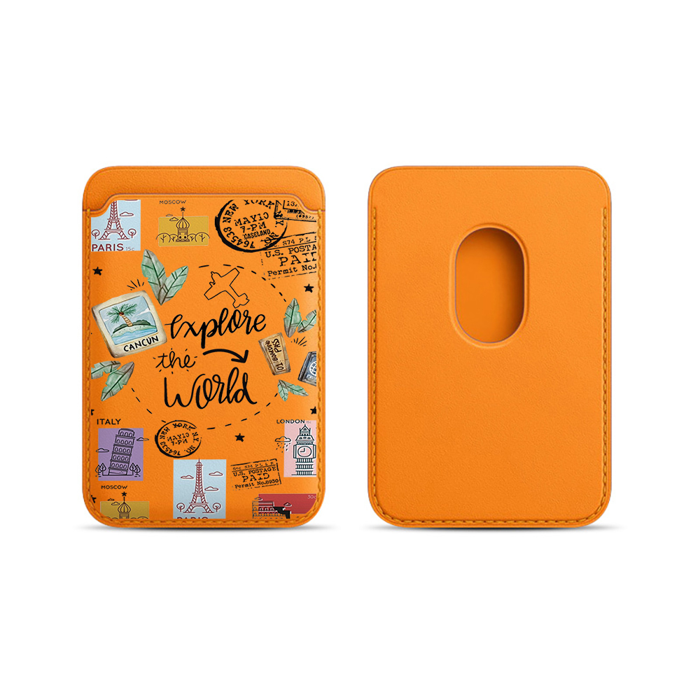 Phone Accessories For Travel - Modny skórzany portfel na karty INS,
