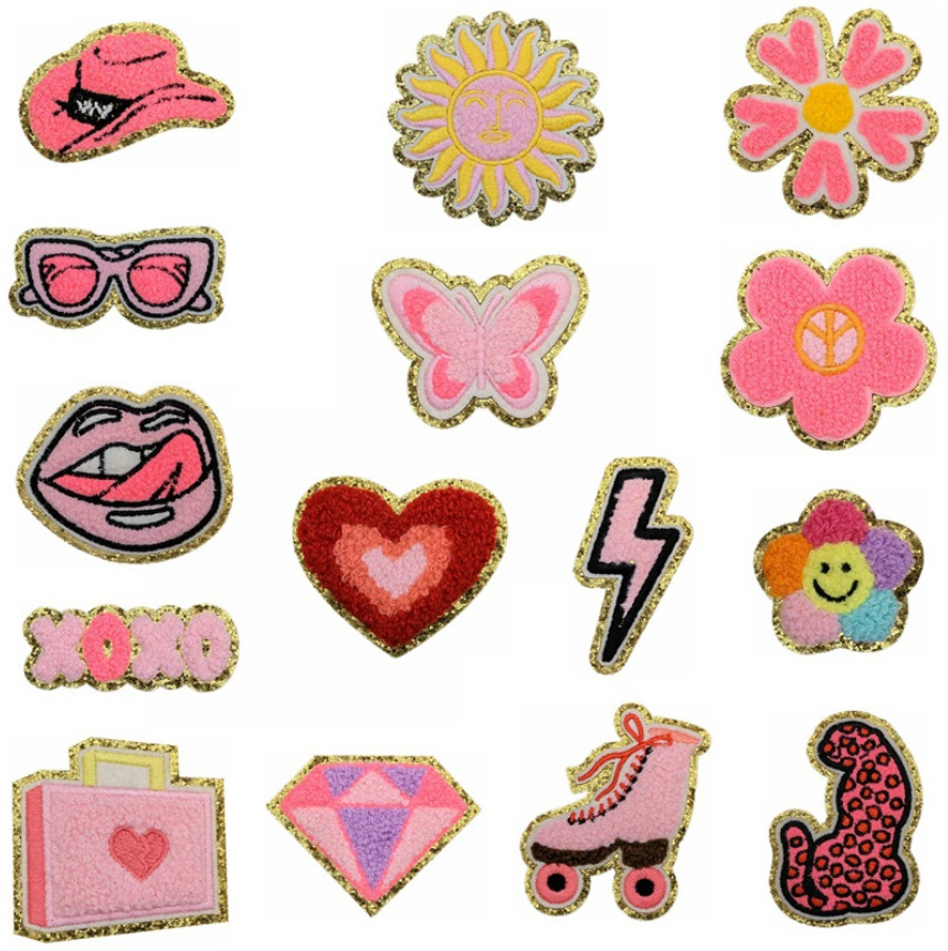 Phone Accessories Pictures - 10 szt. Naszywki haftowane w kształcie