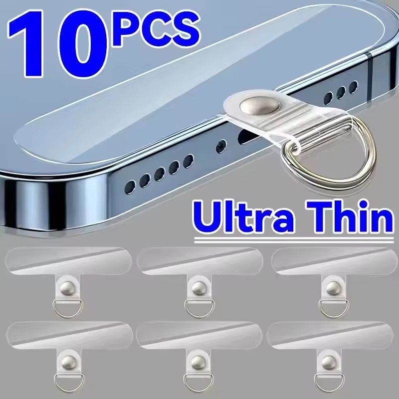 Phone Accessories And Electronics - Uniwersalne Przezroczyste Odpinane Klipsy do Smyczy