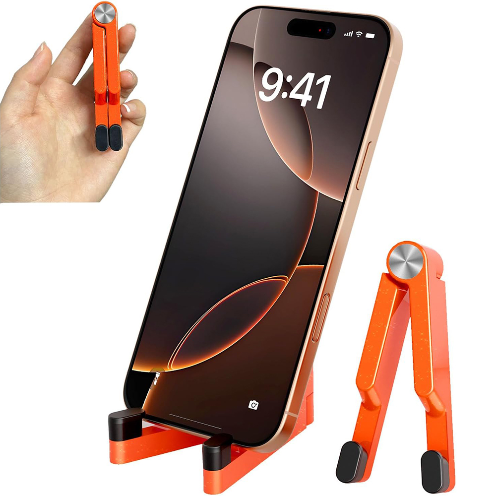 Phone Accessories For Travel - Składany aluminiowy stojak na telefon komórkowy