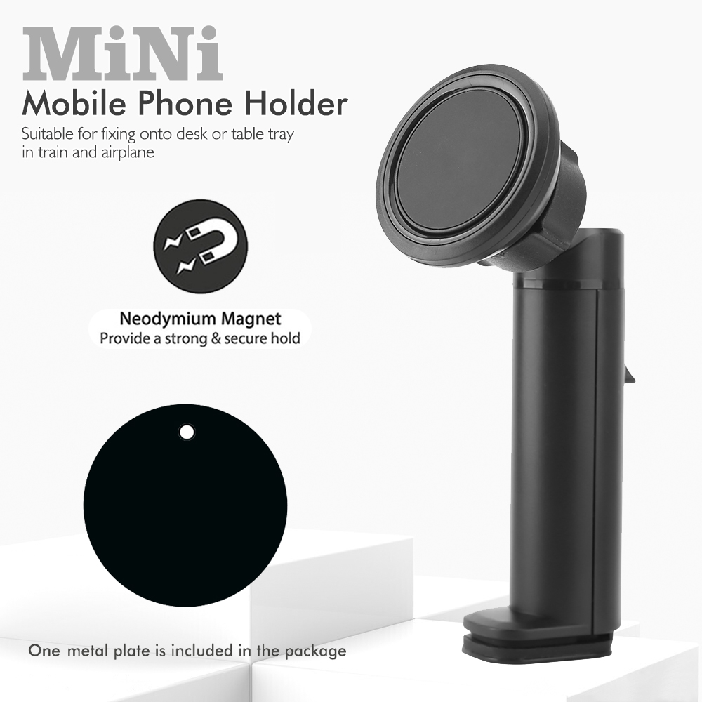 Phone Accessories For Travel - Mini magnetyczny uchwyt na telefon komórkowy