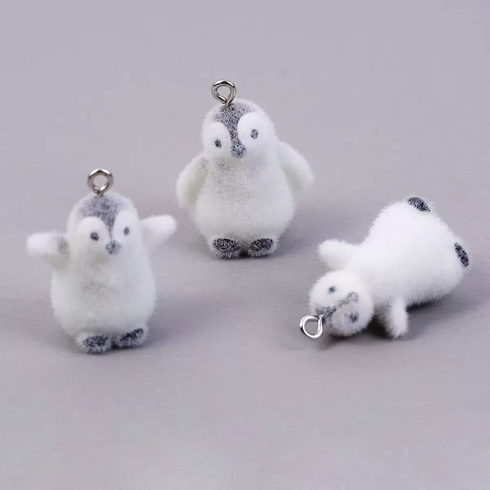 Phone Accessories Jewelry - 5 szt. Małe pingwiny z żywicy