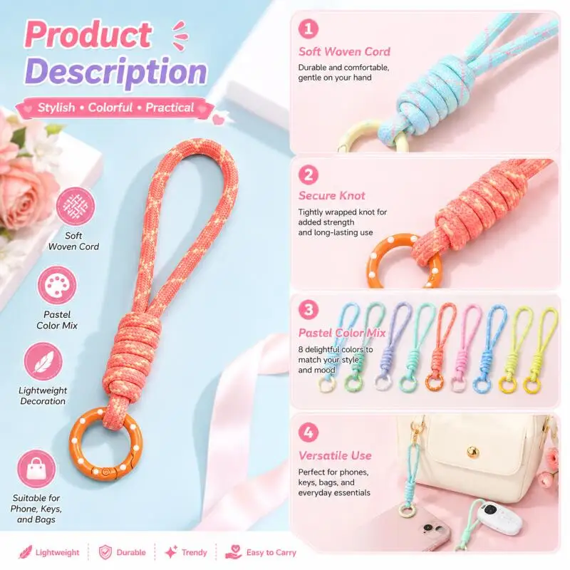 Ręcznie Pleciony Brelok do Tel – Phone Accessories Jewelry recenzja i cena