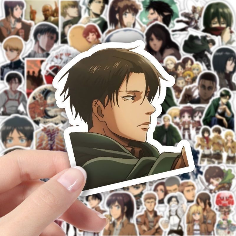 60 szt. Naklejek Anime Atak Ty – Phone Accessories Cute recenzja i cena
