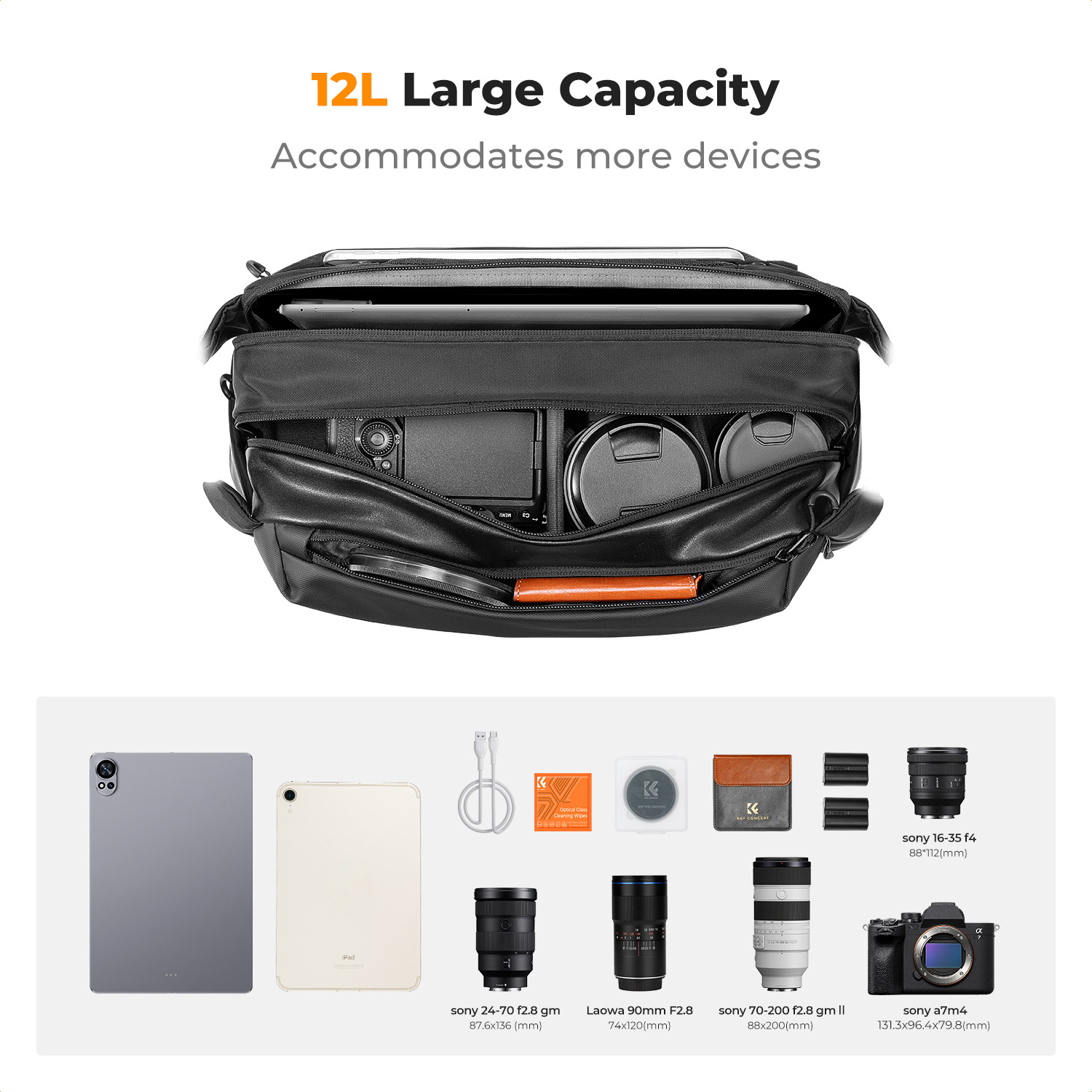 Torba fotograficzna na ramię K – Phone Accessories For Travel recenzja i cena