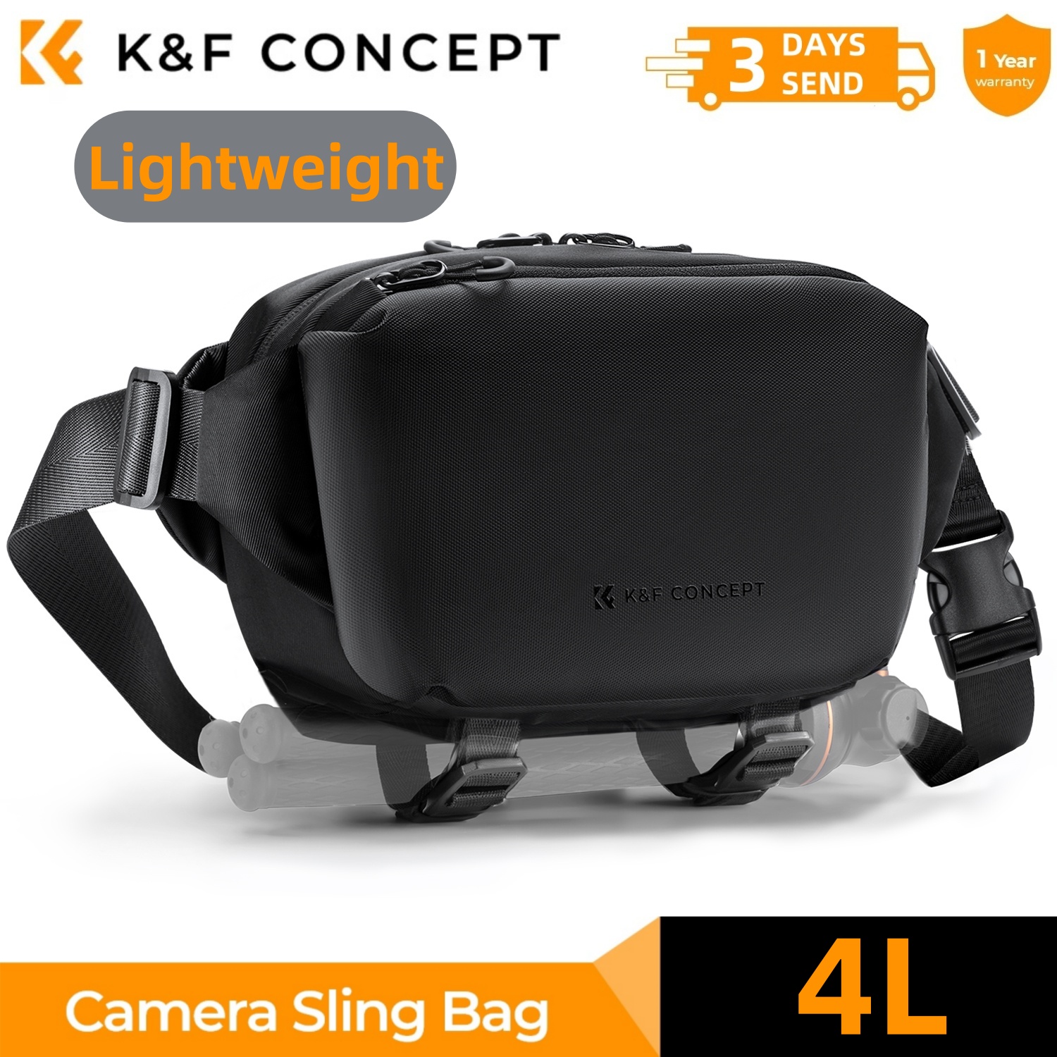 Torba na aparat K&F CONCEPT 4L – Phone Accessories For Travel recenzja i cena
