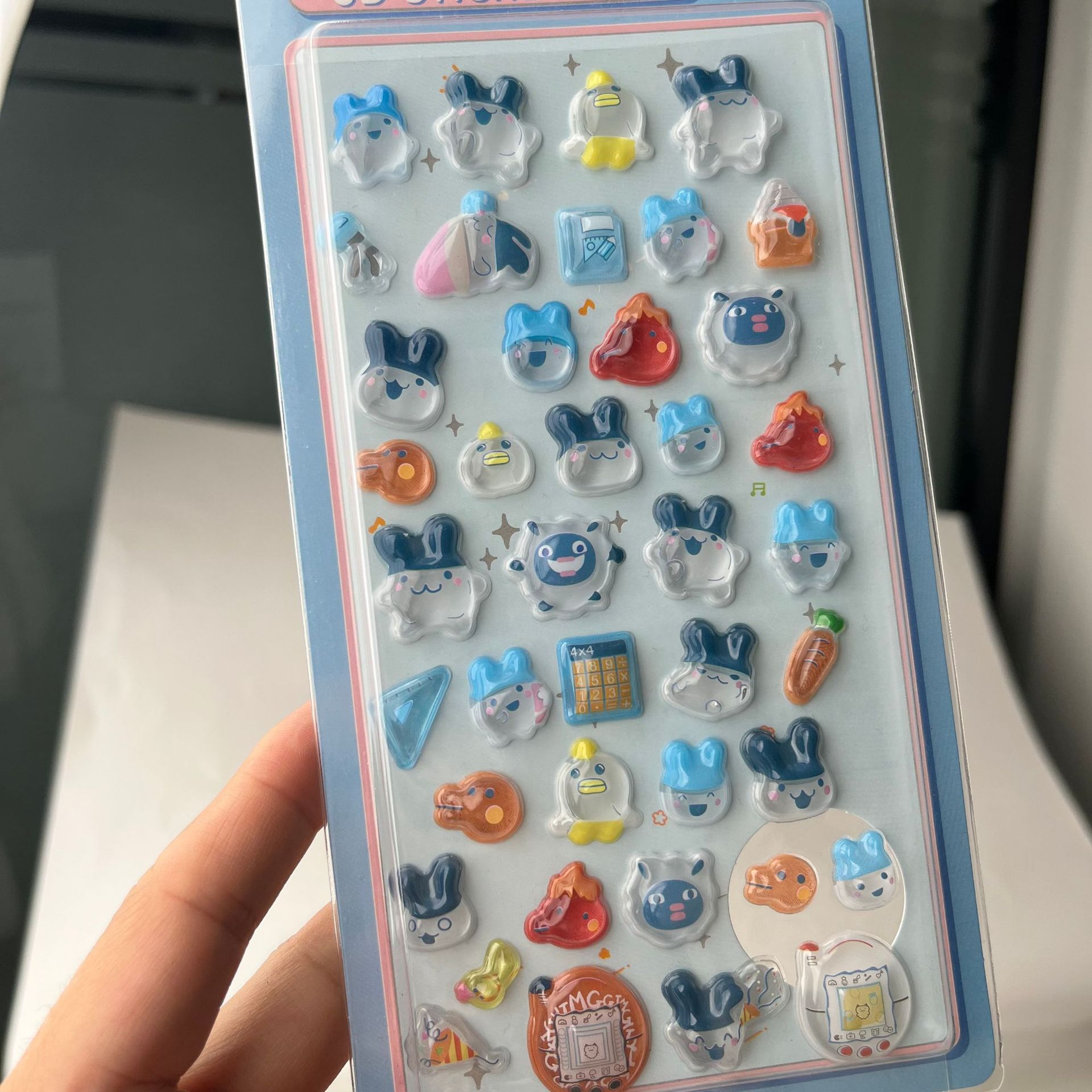 Urocze naklejki 3D Tamagotchi, – Phone Accessories And Electronics recenzja i cena